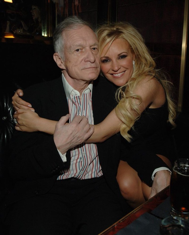 HUGH HEFNER & BRIDGET MARQUARDT