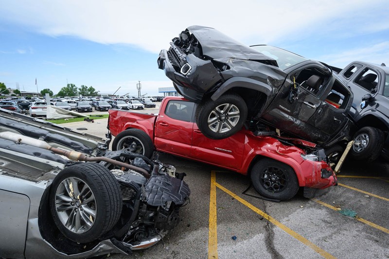Τζέφερσον Σίτι, Μιζούρι ΗΠΑ ανεμοστρόβιλοι 1