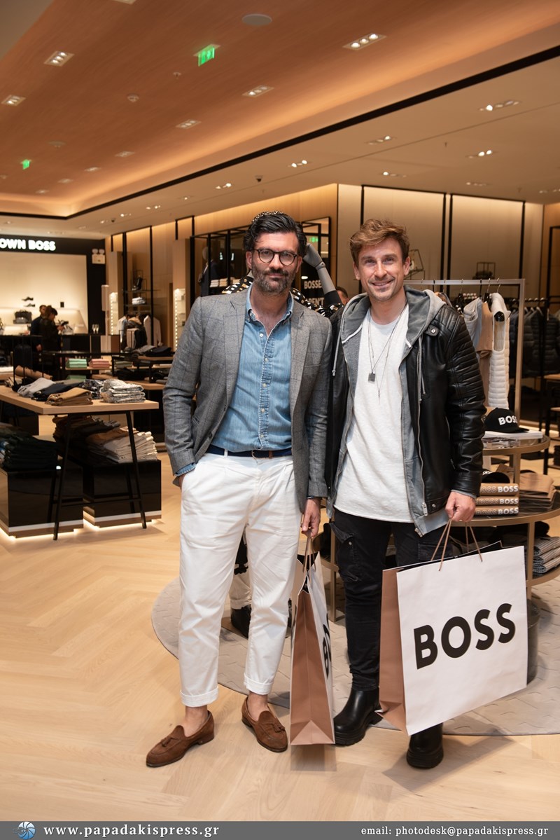 Από το opening event του νέου Hugo Boss store
