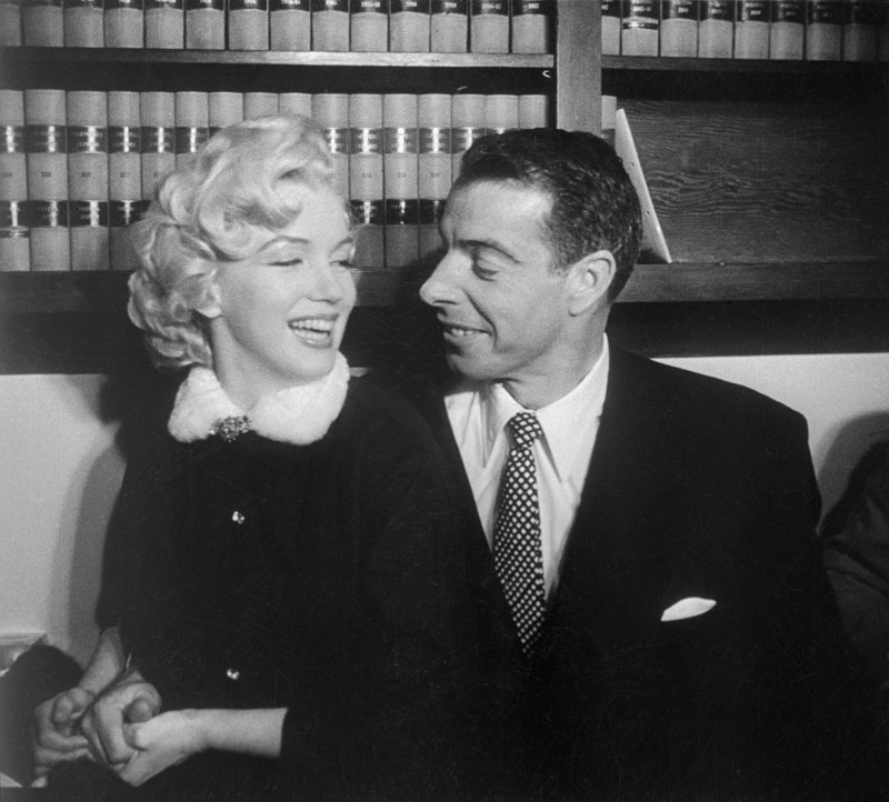 Marilyn Monroe and DiMaggio
