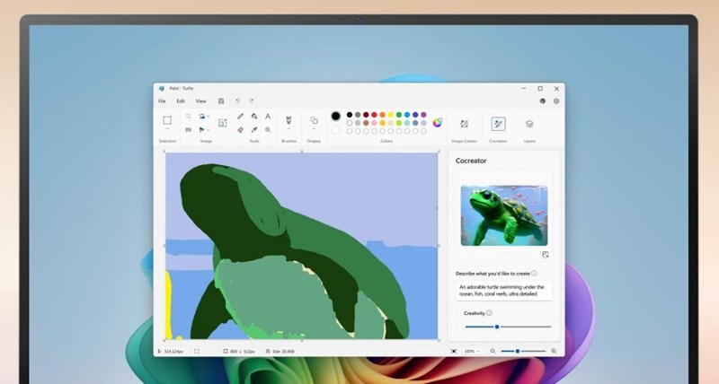 Cocreator in Paint