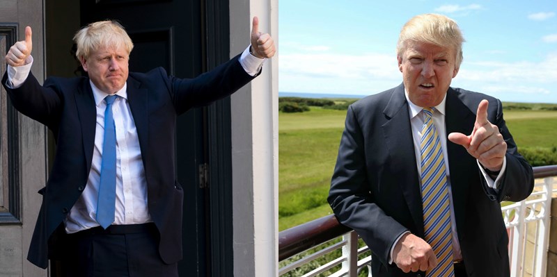 Τραμπ Μπόρις Τζόνσον