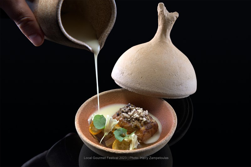 Symposio at Ark_Βακαλάος ωρίμανσης ποσέ σε ελαιόλαδο