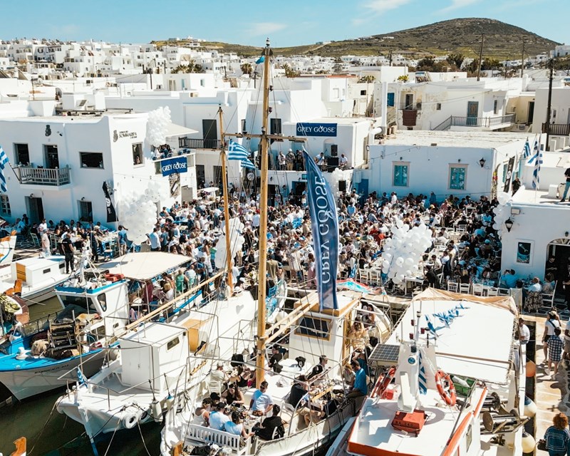 Η Grey Goose καταλύτης της διασκέσης στο μεγάλο πασχαλινό πάρτι στην Πάρο.