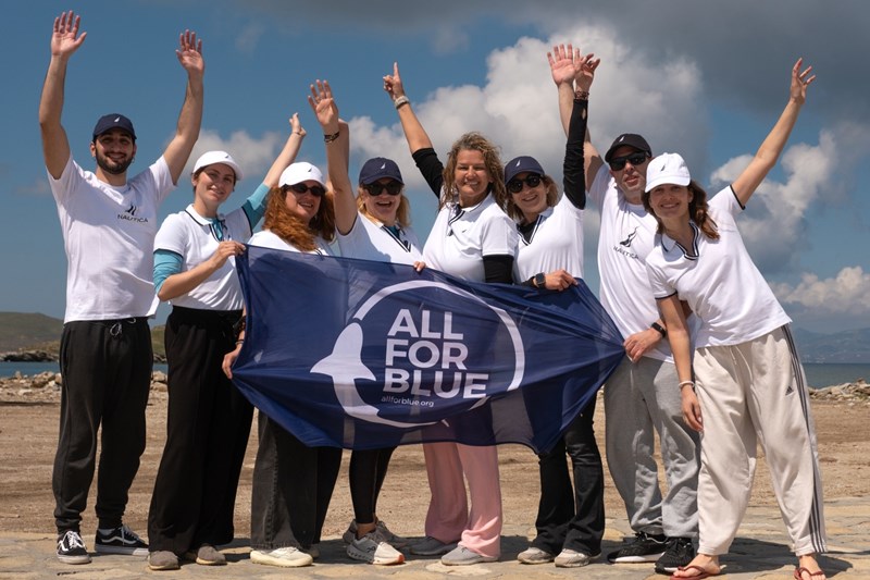 Ο καθαρισμός του αρχαιολογικού χώρου στη Δήλο από τη Nautica σε συνεργασία με την πρωτοβουλία All For Blue