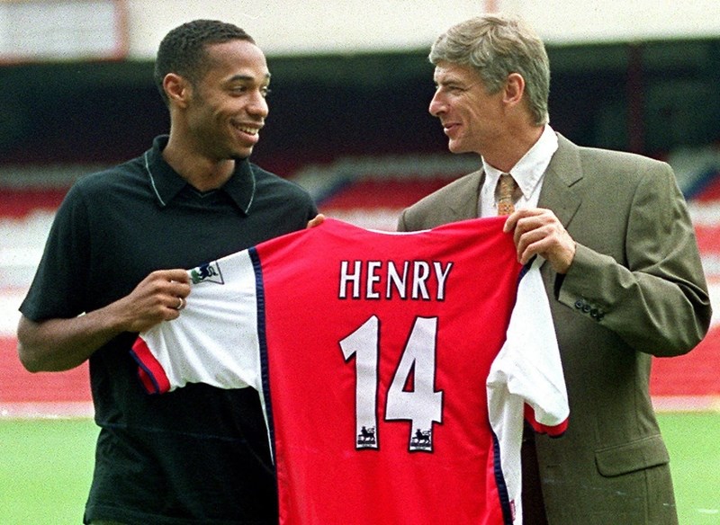 Thierry Henry Arsene Wenger