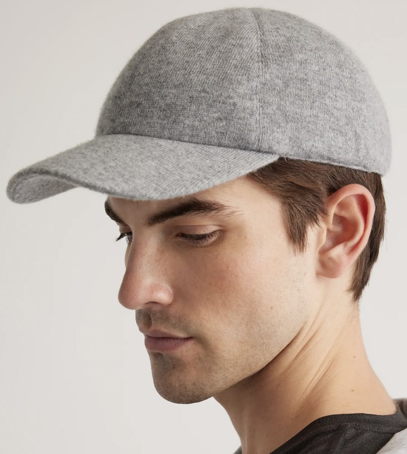 Quince Cashmere Baseball Cap