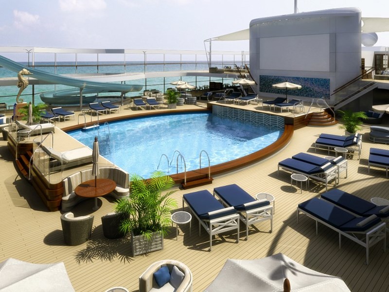 Utopia condos κρουαζιερόπλοιο 2 πισίνα