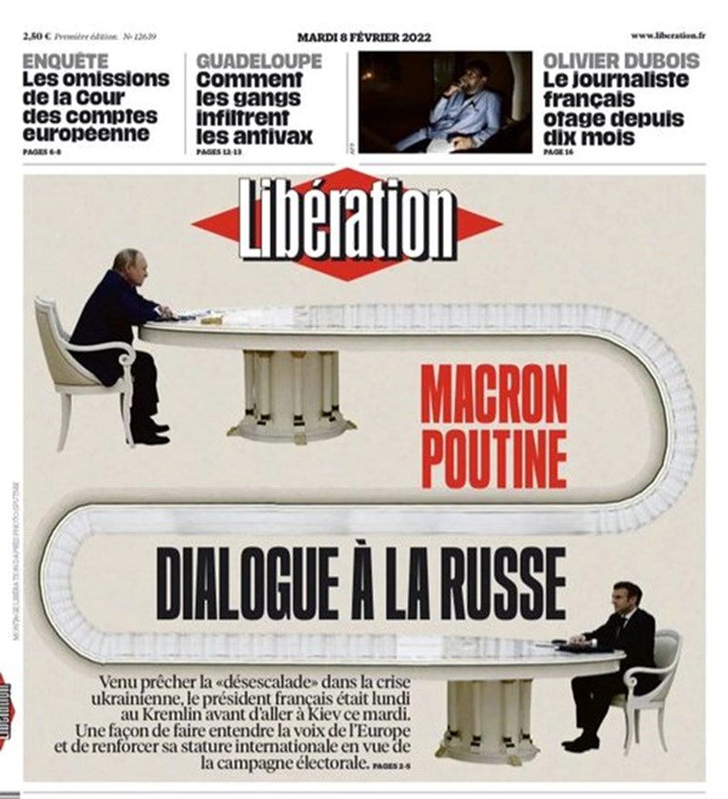 LIBERATION'S FIRST PAGE