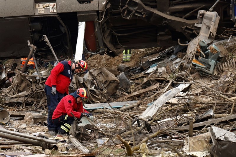 Σύγκρουση τρένων στα Τέμπη