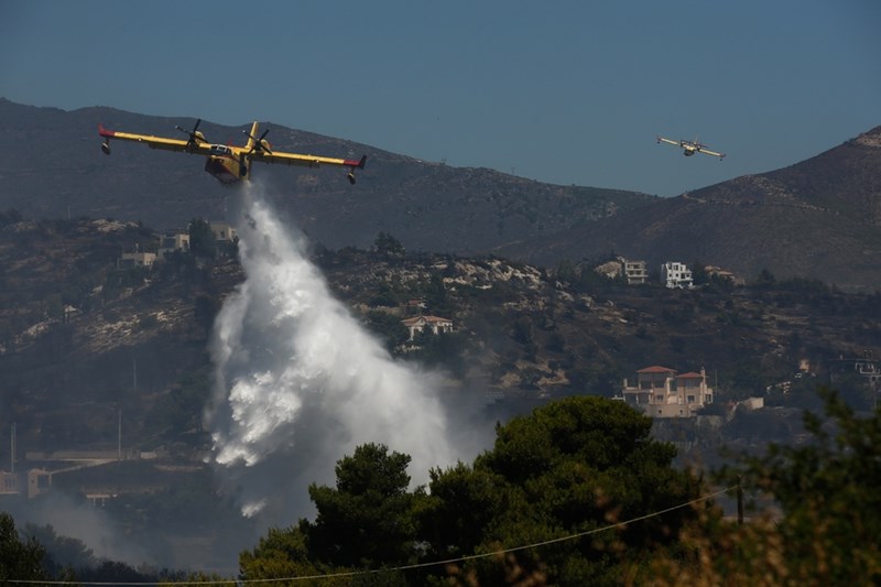Φωτιές στην Πεντέλη