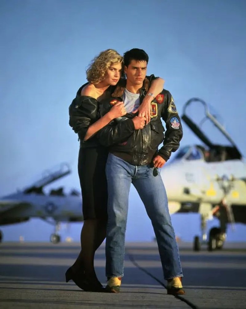 O Tom Cruise και η Kelly McGillis