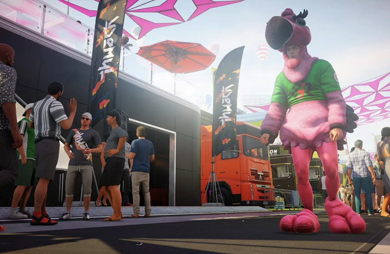 Hitman 2 ροζ φλαμίνγκο