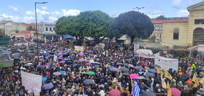 Συλλαλητήριο Τέμπη Χανιά