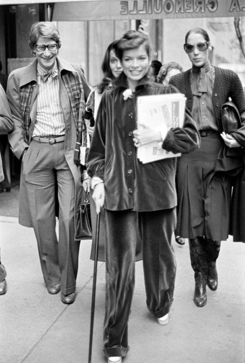 Bianca Jagger - Yves Saint Laurent - Diane von Fürstenberg