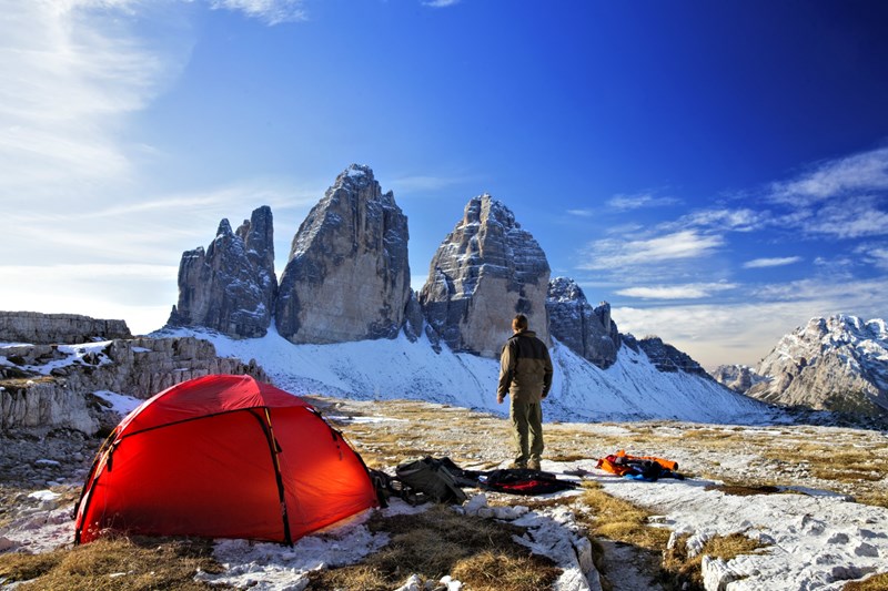 χειμωνιάτικο camping