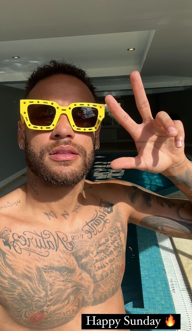 INSTA-STORY OF NEYMAR