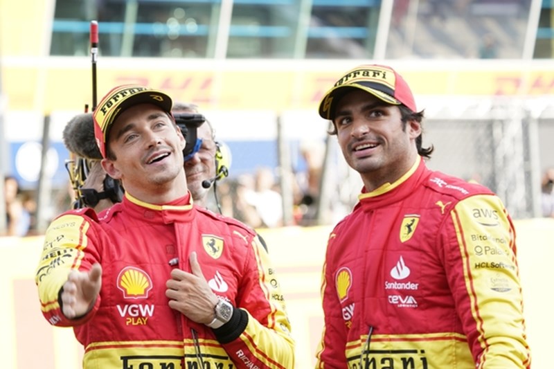 O Leclerc και ο Sainz