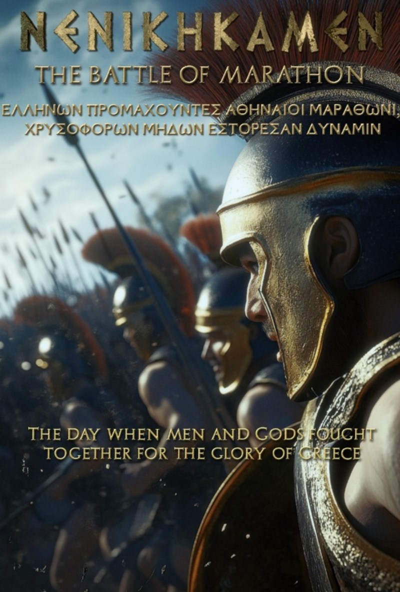 Το poster της ταινίας ΝΕΝΙΚΗΚΑΜΕΝ για τη Μάχη του Μαραθώνα