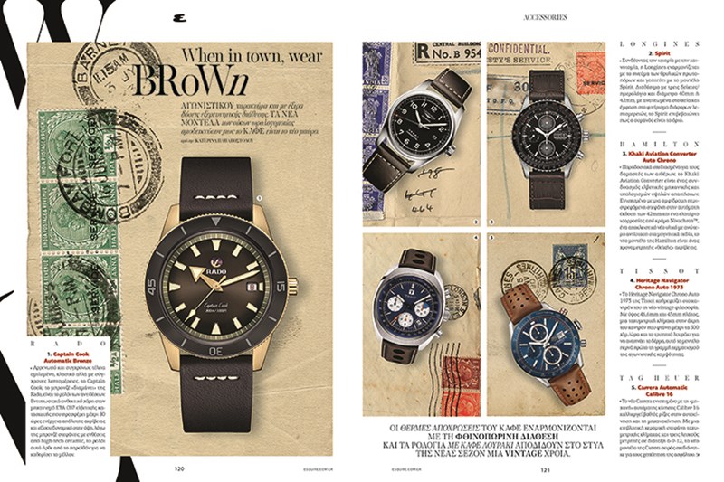 Καφέ ρολόγια