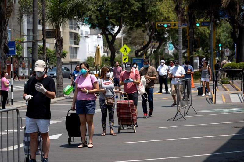 PEOPLE WITH FACE MASKS
