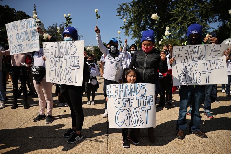 Φωτογραφίες από την κηδεία της Ruth Bader Ginsburg 6
