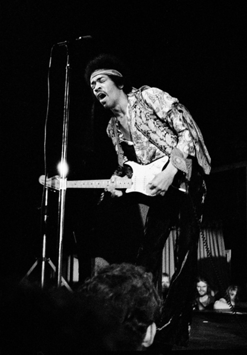 O Jimi Hendrix το 1970, στην Κοπενγάχη