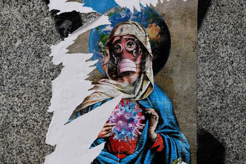 Μαδρίτη Γκράφιτι Κορονοϊός