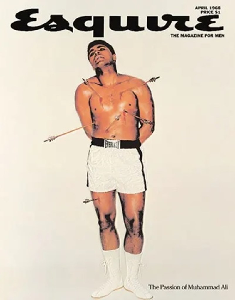 Ο Muhammad Ali ποζάρει ως μάρτυρας