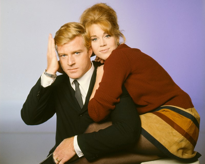 Ο Robert Redford με τη Jane Fonda