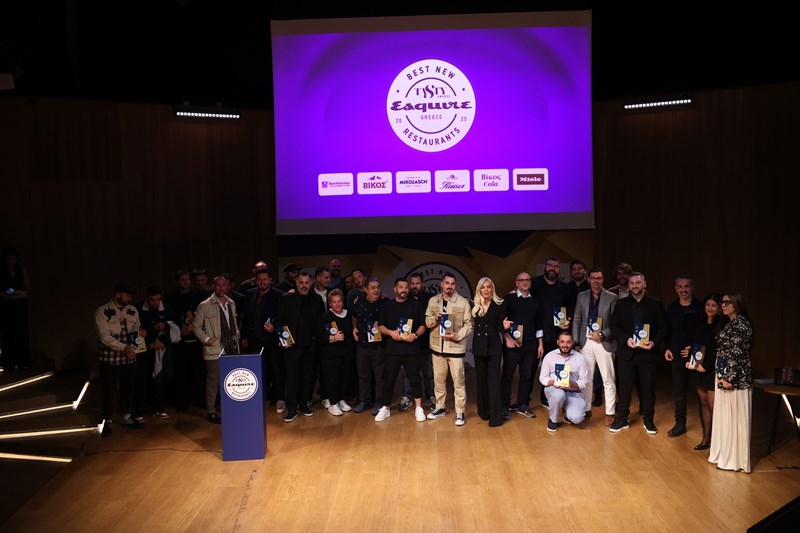 Tasty Awards x Esquire Best New Restaurants 2025_Οι νικητές στη σκηνή