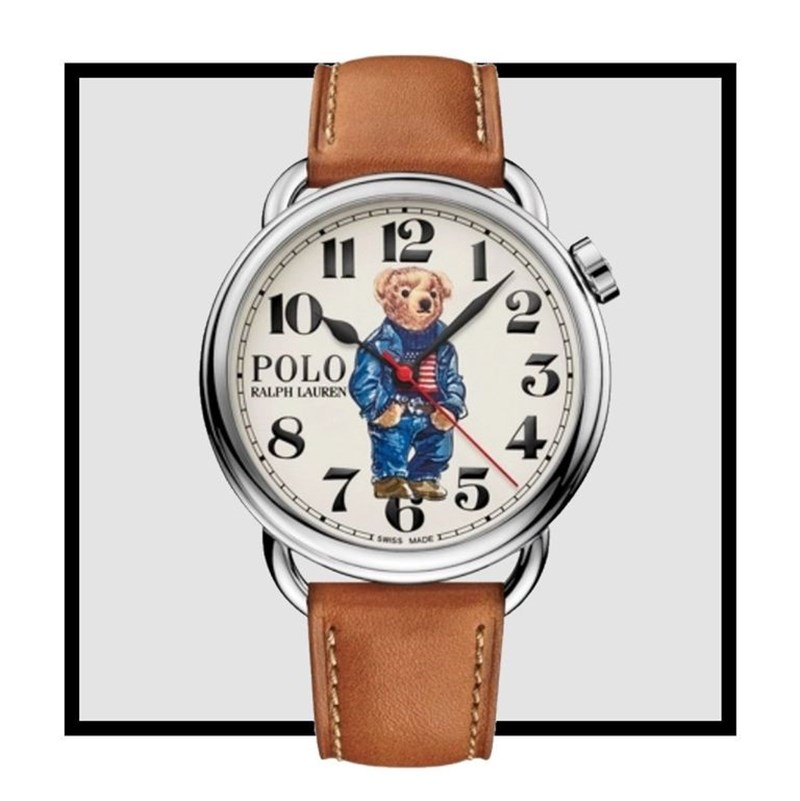 Denim Flag Bear Watch