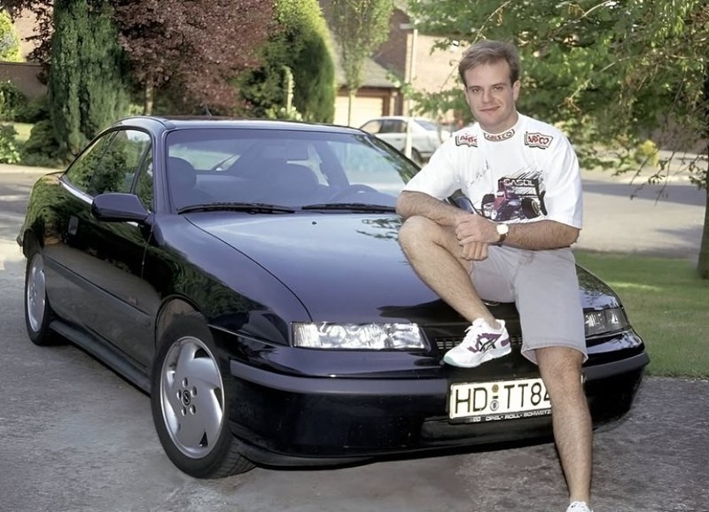 Ο Rubens Barichello me Opel Calibra