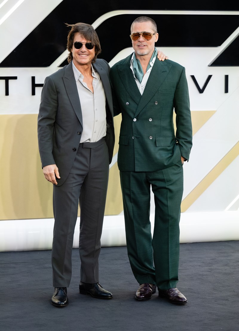 Ο Brad Pitt με τον Tom Cruise