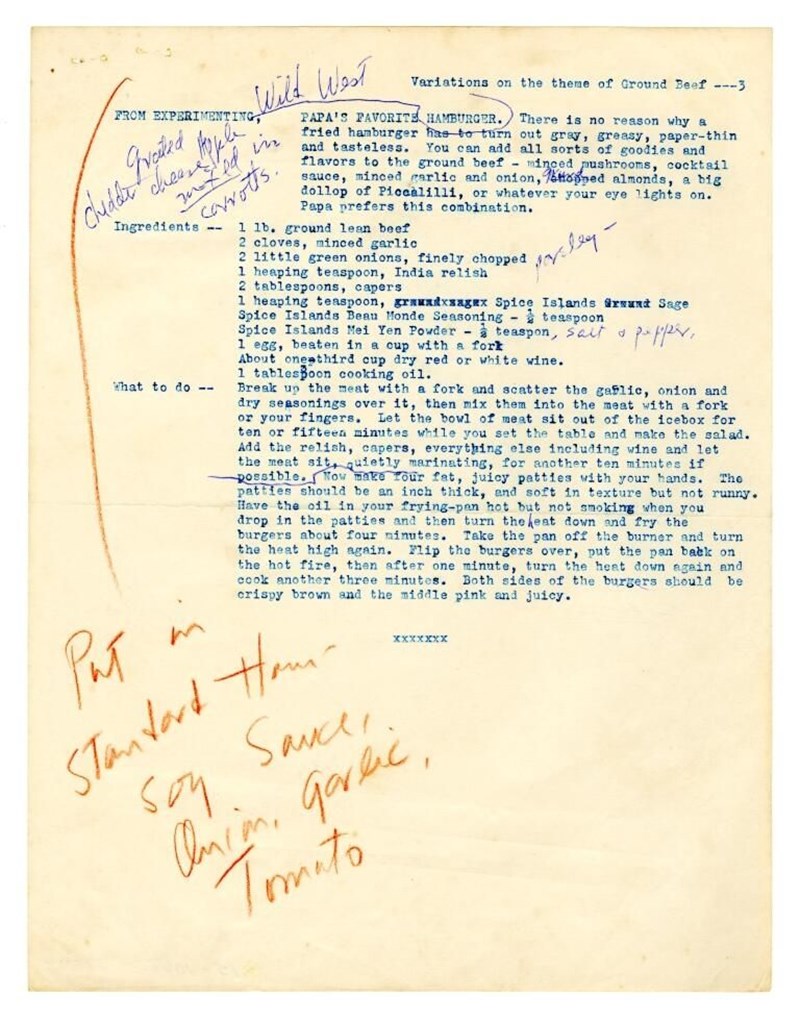 Συνταγή μπέργκερ Χέμινγουεϊ