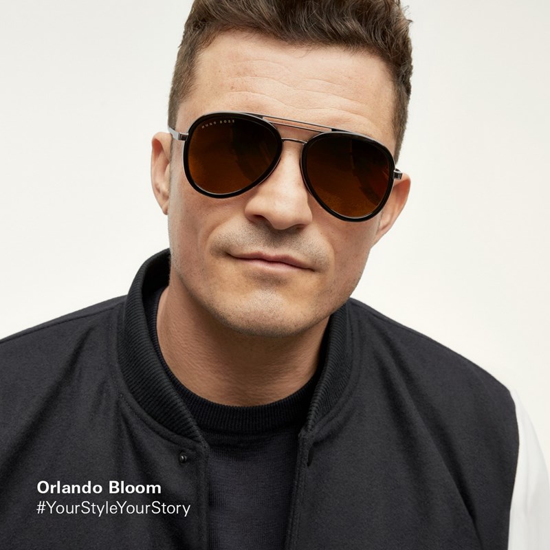 ORLANDO BLOOM IN BOSS SHADES