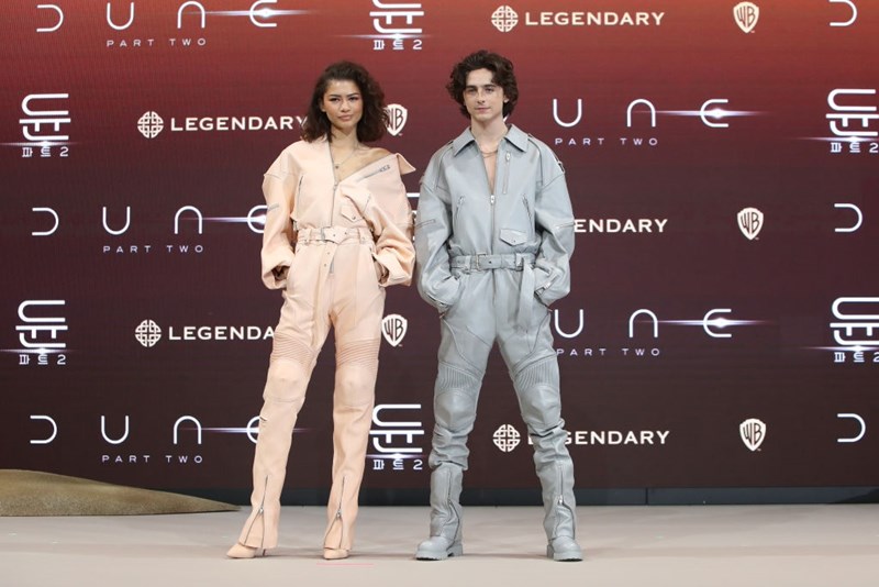 Zendaya and Timothee Chalamet