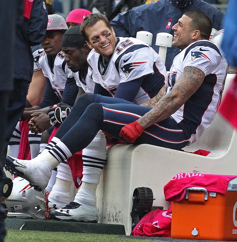 Tom Brady Aaron Hernandez
