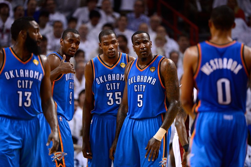 Οι Oklahoma City Thunder των Durant, Westbrook και Harden.