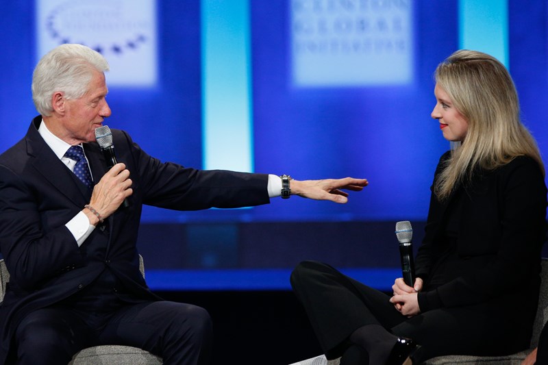 Elizabeth Holmes Bill Clinton