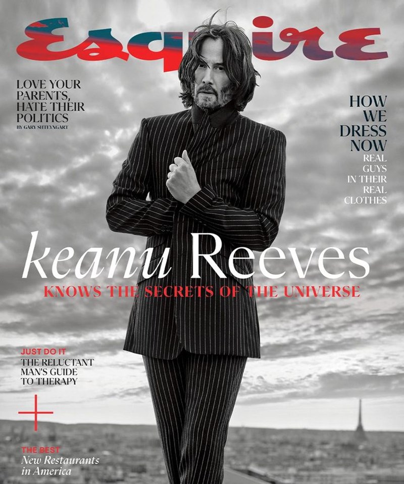 ΕΞΩΦΥΛΛΟ ΑΜΕΡΙΚΑΝΙΚΟΥ ESQUIRE ΜΕ ΤΟΝ KEANU REEVES
