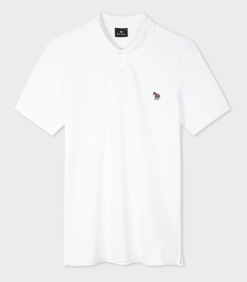 WHITE POLO SHIRT BY PAUL SMITH