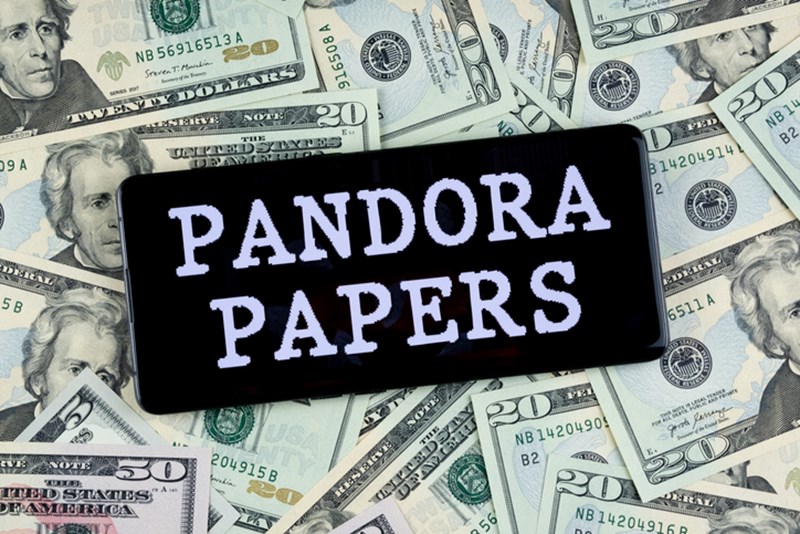 PANDORA PAPERS CONCEPT