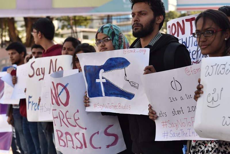 PROTEST AGAINST FACEBOOK IN INDIA