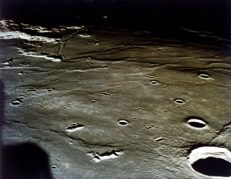 IMAGE OF THE MOON'S SURFACE