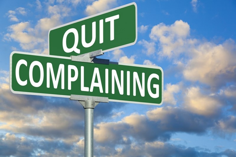 QUIT / COMPLAINING CONCEPT