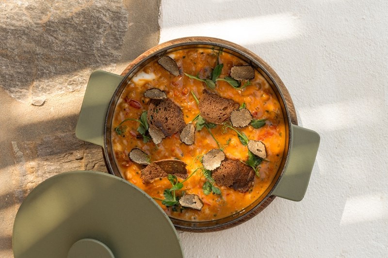 Η ρεβιθάδα στο εστιατόριο Parostia