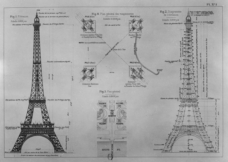 EIFFEL TOWER PLAN