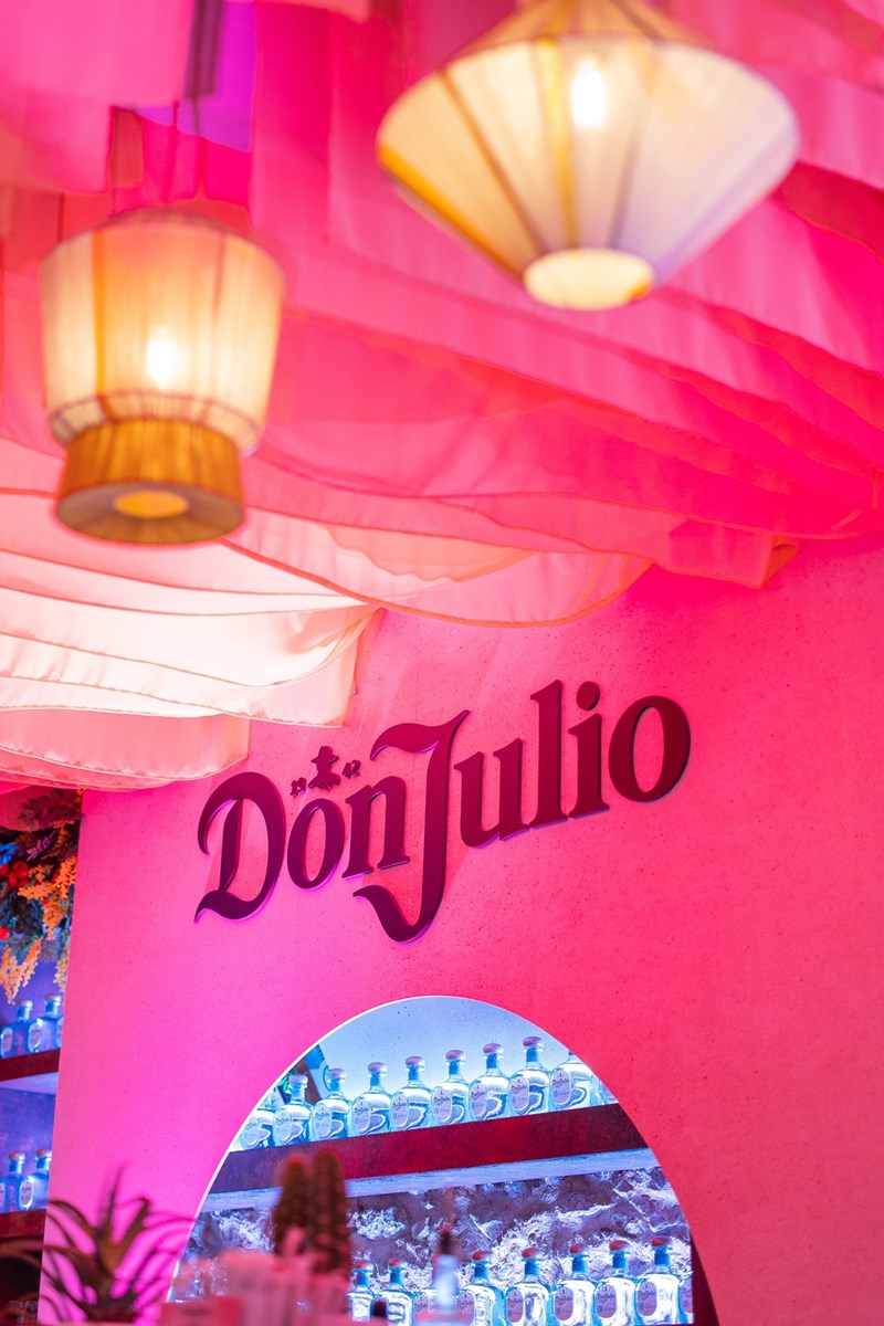 Το logo της Don Julio στο event στο Balthazar