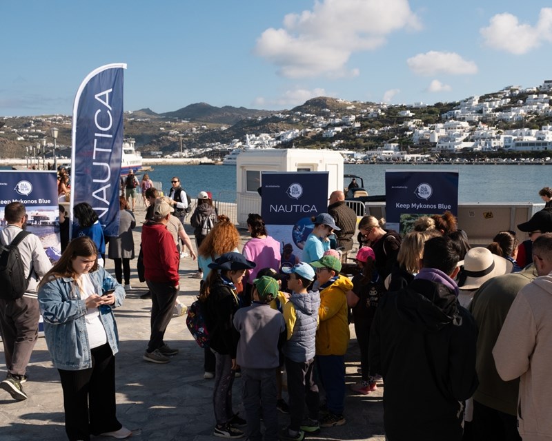 Ο καθαρισμός του αρχαιολογικού χώρου στη Δήλο από τη Nautica σε συνεργασία με την πρωτοβουλία All For Blue
